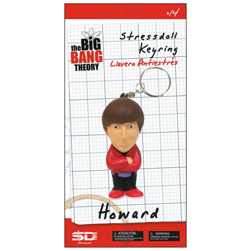 Big Bang Theory Howard Wolowitz Stress Toy Key Chain